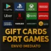 gift cards / todos os modelos / envio imediato