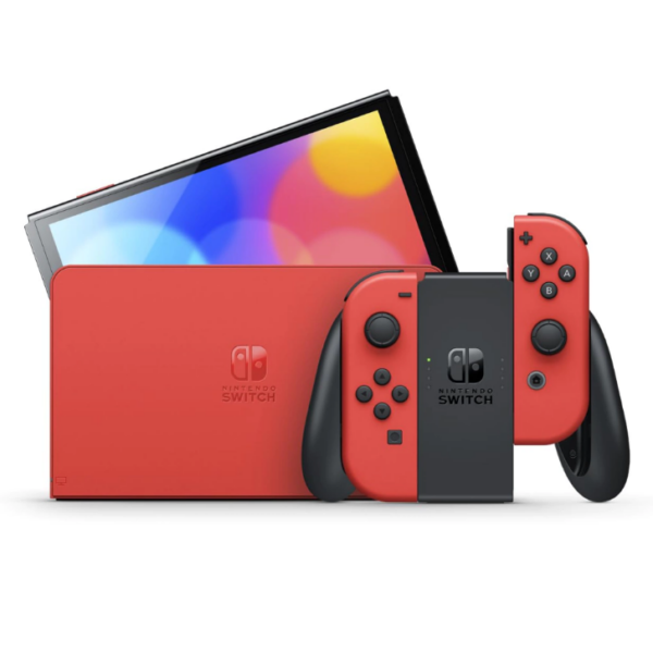 nintendo switch oled 64gb vermelho / frete grátis