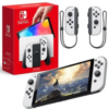 nintendo switch oled 64gb branco e preto / frete grátis