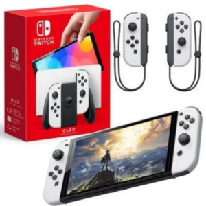 nintendo switch oled 64gb branco e preto / frete grátis