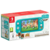 nintendo switch lite animal crossing 5.5” azul turquesa / frete grátis