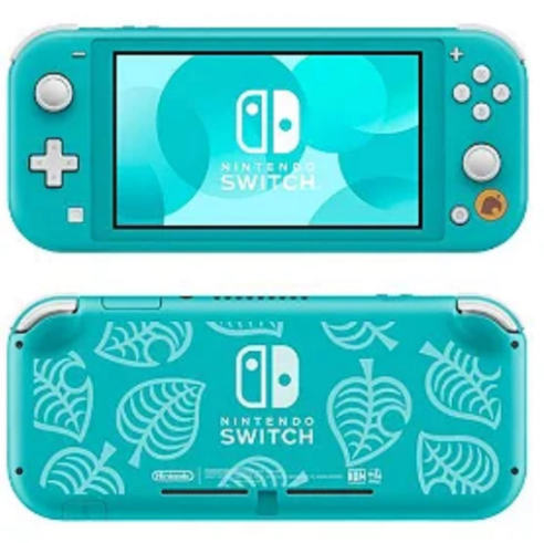 Nintendo Switch Lite Animal Crossing 5.5” Azul Turquesa / Frete