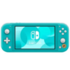 nintendo switch lite animal crossing 5.5” azul turquesa / frete grátis