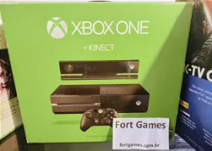 xbox one fat + sensor kinect + jogo brinde / frete grÁtis