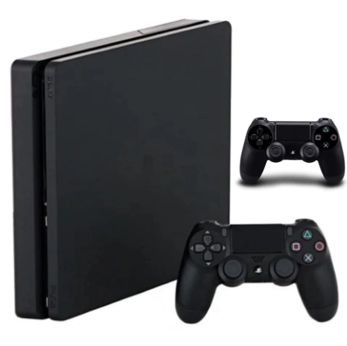 ps4 slim 500gb + 2 controles / 1 ano de garantia / frete grÁtis