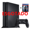 ps4 fat 500gb + jogo ps4 brinde / 1 ano de garantia / frete grátis