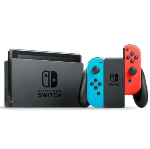 nintendo switch 32gb 6,2" lcd neon red e blue / frete grátis