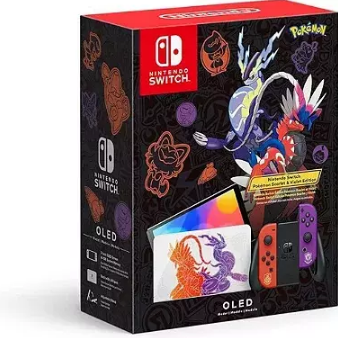 nintendo switch oled 64gb pokémon scarlet e violet edition / frete grátis