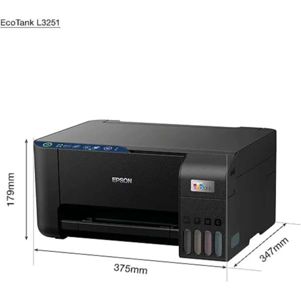 epson ecotank l3251 impressora de tanque de tinta a4 colorida 3 em 1 com wi fi e conectividade de aplicativos / frete grátis