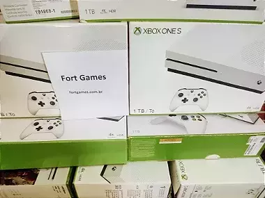 xbox one s 1tb + jogo brinde / frete grÁtis