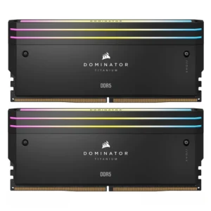 MEMÓRIA RAM CORSAIR DOMINATOR TITANIUM DDR5 48GB (2X24GB) 6400MHZ RGB / FRETE GRÁTIS