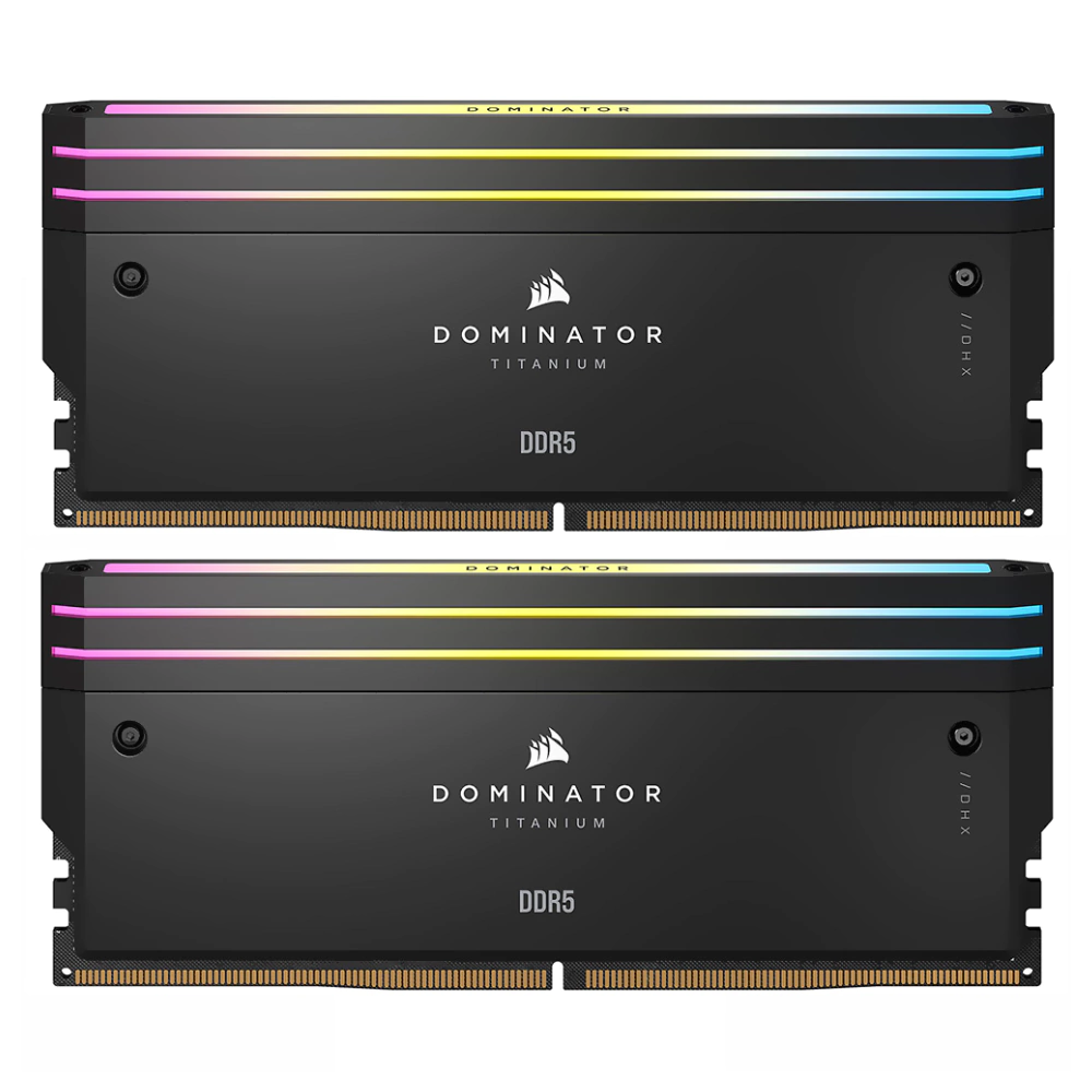 MEMÓRIA RAM CORSAIR DOMINATOR TITANIUM DDR5 48GB (2X24GB) 6400MHZ